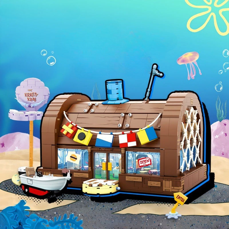 SpongeBob Crab King Restaurant | Sakibricks