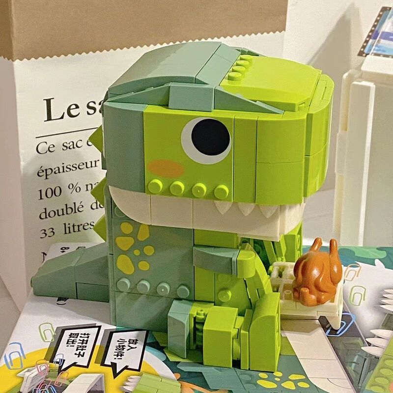 Dinosaur Pen Holder | Sakibricks