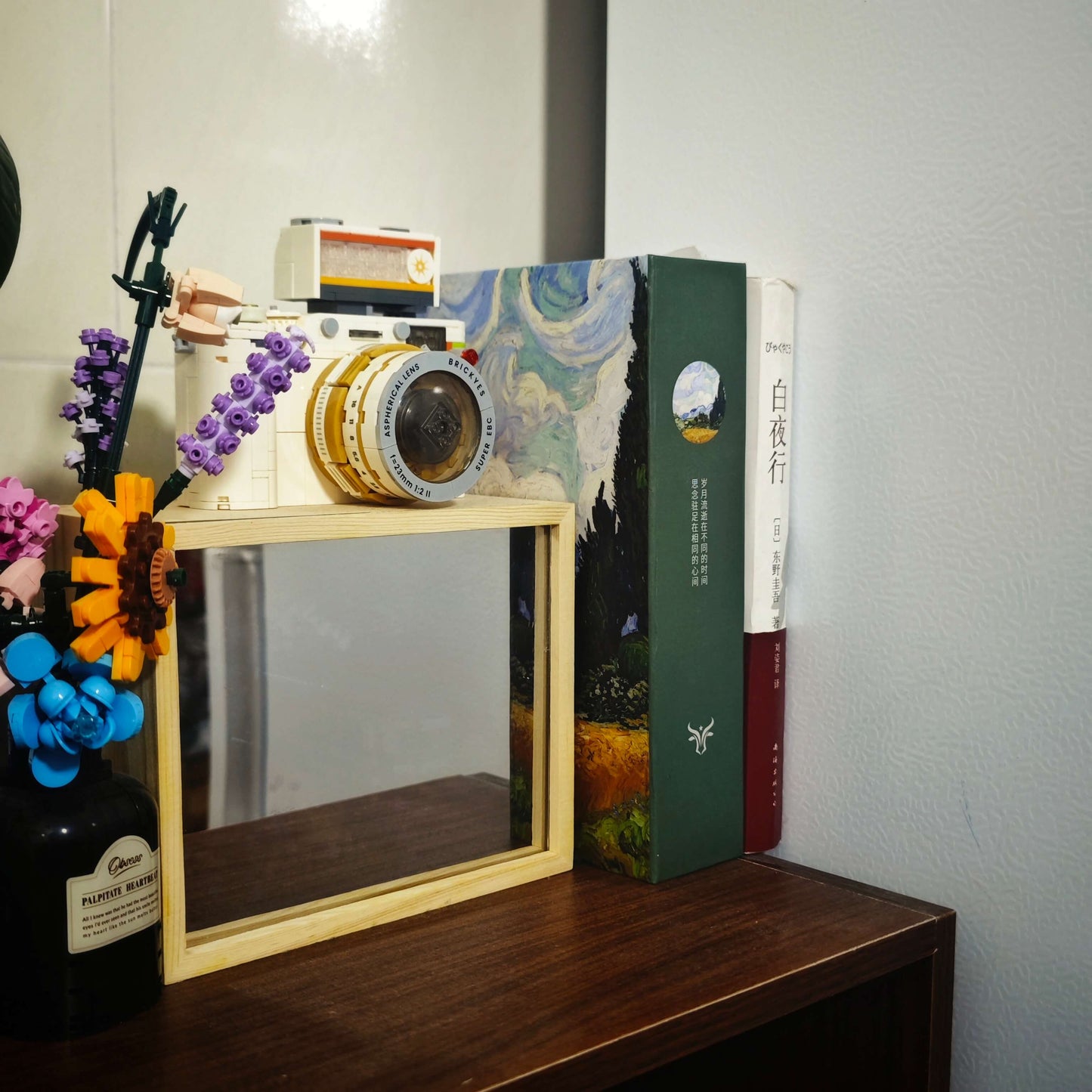 Sakura Train Photo Frame Night Light 1088PCS | Build & Relax 🌸💡| SakiBricks